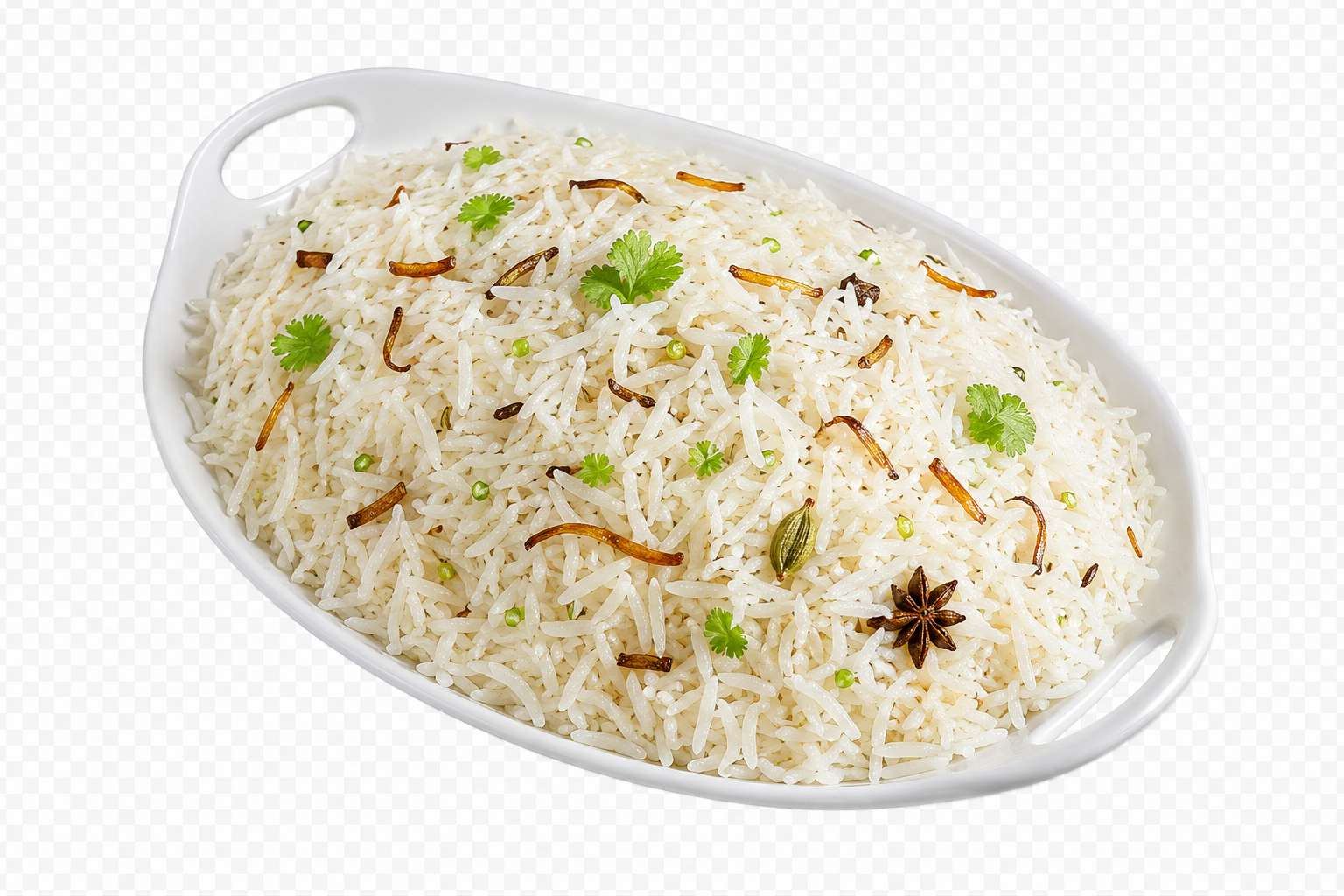 Premium Grade 1121 Organic Basmati Rice (Cooked)